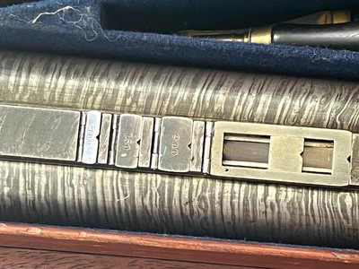 Outstanding charles ingram john middleton glasgow 2 barrel hunting sxs percussion shotgun rifle combo royal owned - Image 5 of 20