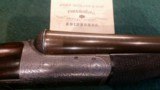 John Dickson & Son Round-Action 12 gauge lightweight Damascus ejector assisted opening outstanding - 1 of 15