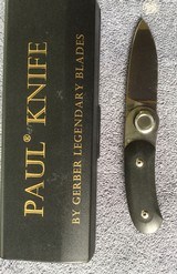 Gerber Paul knife with box, papers - 1 of 8