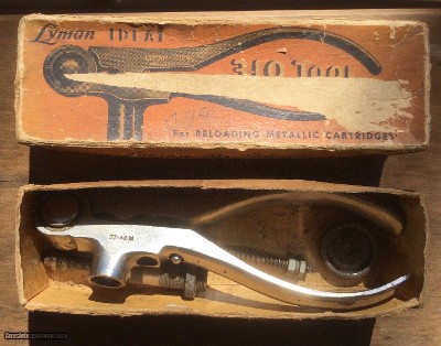 Lyman 32 40 hand loading tool
