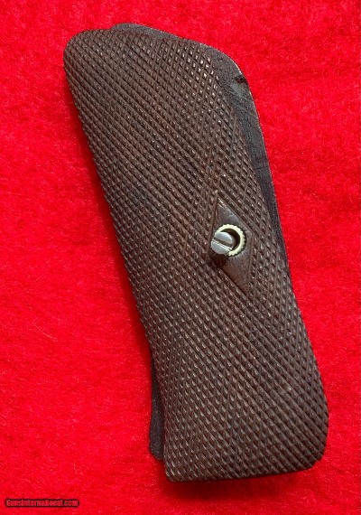 Colt Woodsman grips, pre war with diamond checking