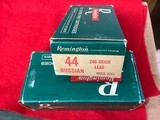 Remington 2 boxes 44 Russian