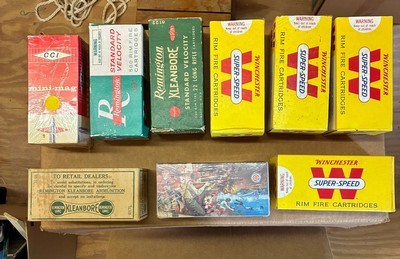 Winchester, Remington, CCI 22 rim fire collectible