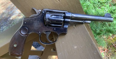 S&W Hand Ejector 38special 5” bbl