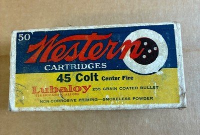 Western Bullseye 45 Colt full box