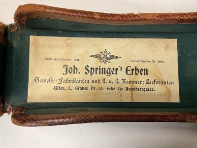 Joh. Springer’s Erben in Wien Double Rifle 360-2 1/4” - Image 4 of 20