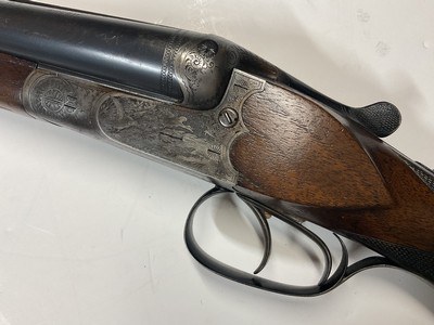 JP Sauer & Sohn Model XVII (17) 16ga Caveman Logo Double