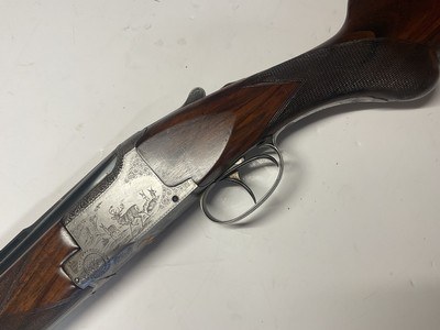 Browning PreWar Dianna/ C-2 Superposed 12 Ga. Trap Gold Inlays (32” Barrels)