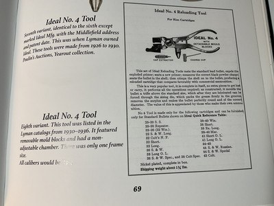 Ideal Reloading Tool 32 S&W Short 4th Variation - Image 9 of 10