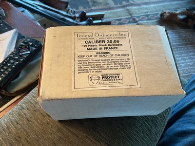 Federal Ordnance Inc 30:06 Blank Cartridges (100 rounds) - Image 1 of 3