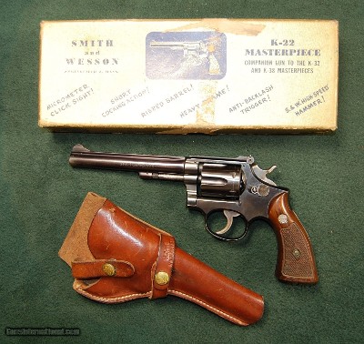 Smith & Wesson Revolver - Model K-22 Masterpiece Target