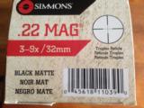 SIMMONS .22 MAG RIFLE SCOPE/ WITH RINGS - 2 of 5