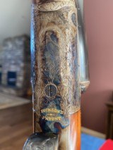 Rare Ken Preater Engraved 12 bore John Dickson 12 bore Roundaction - 2 of 15