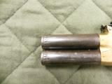 Clough & Sons Double Barrel Flintlock pistols, Bath England - 3 of 8
