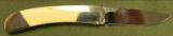 Ruffin Johnson El Lobo Solo Folding Pocket Knife with Ivory Scales - 2 of 4