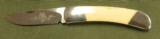 Ruffin Johnson El Lobo Solo Folding Pocket Knife with Ivory Scales - 1 of 4