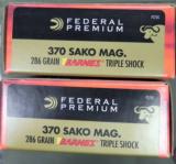 Federal 370 sako ammo - 1 of 1