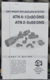 ATN
day/night rifle scope 4 x 12 80 dns - 2 of 3