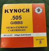 Kynoch 505 gibbs ammo - 1 of 1