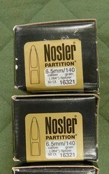 Nosler 6.5 140 partition bullets - 1 of 1