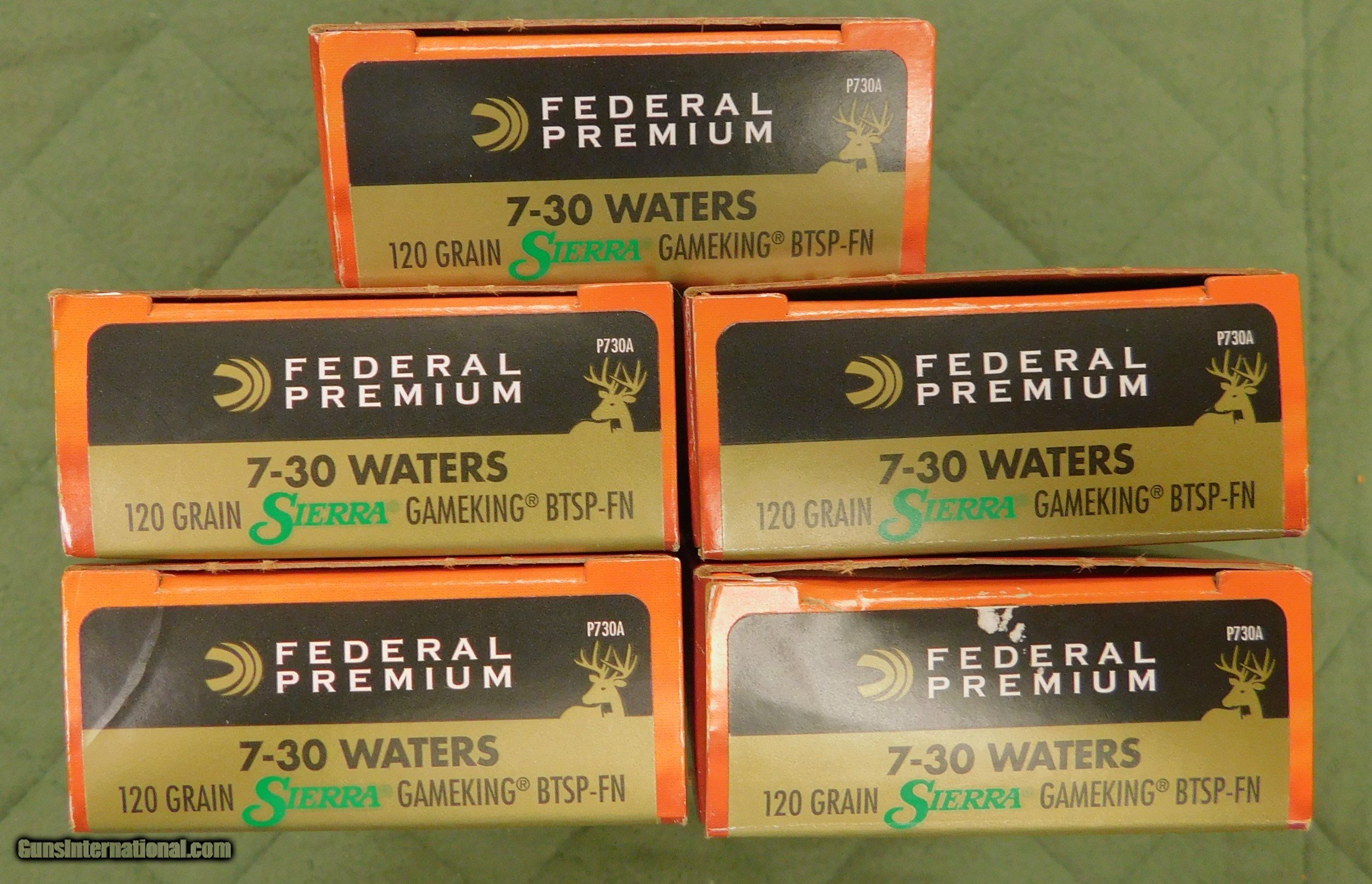 Federal 7 x 30 water ammo