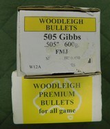 woodleigh 505 gibbs bullets fmj - 1 of 1