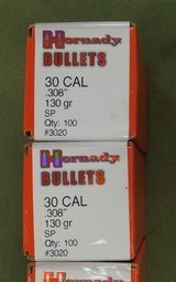 Hornady 30 cal 130 gr bullets - 1 of 1