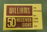 Williams 5D receiver sight - 2 of 2