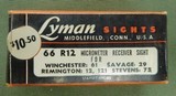 Lyman 66 R12 receiver sight - 2 of 2
