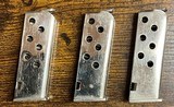 Colt JR, 25 ACP Nickel Magazines - 1 of 2