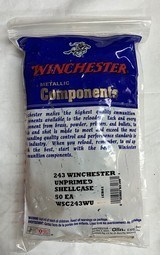 Winchester 243 win brass - 1 of 1