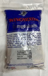 Winchester 22-250 Rem brass