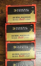 Federal 44 REM. Magnum, 280gr Swift A-Frame