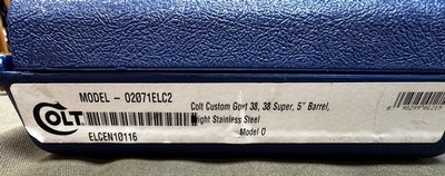 Colt Custom. 38 Super - Image 3 of 3