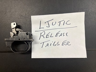 Release Trigger for Ljutic Mono Trap Gun