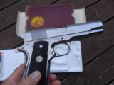 Colt 1911 MK1V Govt Bright Stainless In Box W/ Papers Near New Cond Bargain - 3 of 8
