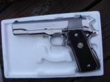 Colt 1911 MK1V Govt Bright Stainless In Box W/ Papers Near New Cond Bargain - 2 of 8