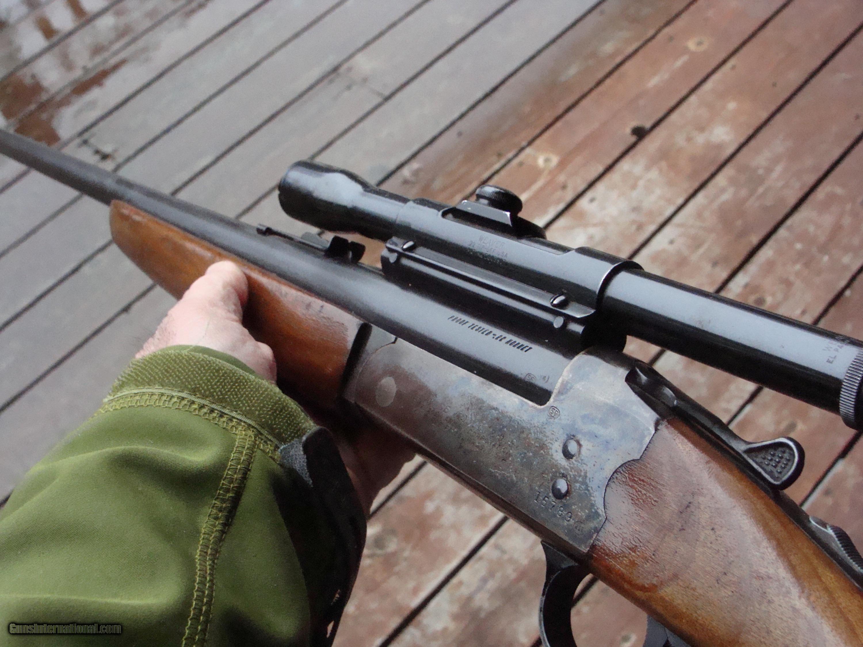 Savage 219 B 22 Factory Grooved for scope with scope. Neat Gun