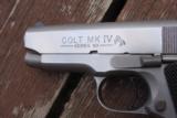 COLT 1911 OFFICERS STAINLESS SERIES 80 VERY NICE BARGAIN ! 45 CAL. - 2 of 7