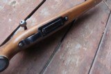 SAVAGE MODEL 340 30-30 WITH NICE FACTORY CHECKERED AMERICAN WALNUT STOCK, VG COND. - 5 of 7