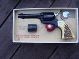 Colt Frontier Scout 22/22 Mag With Colt Faux Stag Grips AS NEW IN BOX COLT (62) 1967 WOW COLLECTOR!!! - 1 of 9