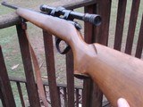 Marlin 122 Auto Safe Model With Marlin Scope 22 LR Near New Cond. from the 1960's * JM Marked Micro Groove - 2 of 12