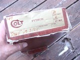 Colt Python 1979 Beauty With Correct Box Near New 6" Beauty - 3 of 10