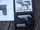 Walther PPK/S
INTERARMS MODEL AS NEW IN BOX, WITH PAPERS, TARGET AND EXTRA MAG - 1 of 10