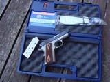 COLT DEFENDER LIGHTWEIGHT 3" SUBCOMPACT 2 TONE AS NEW IN BOX WITH PAPERS, EXTRA MAG & LOCK - 1 of 7