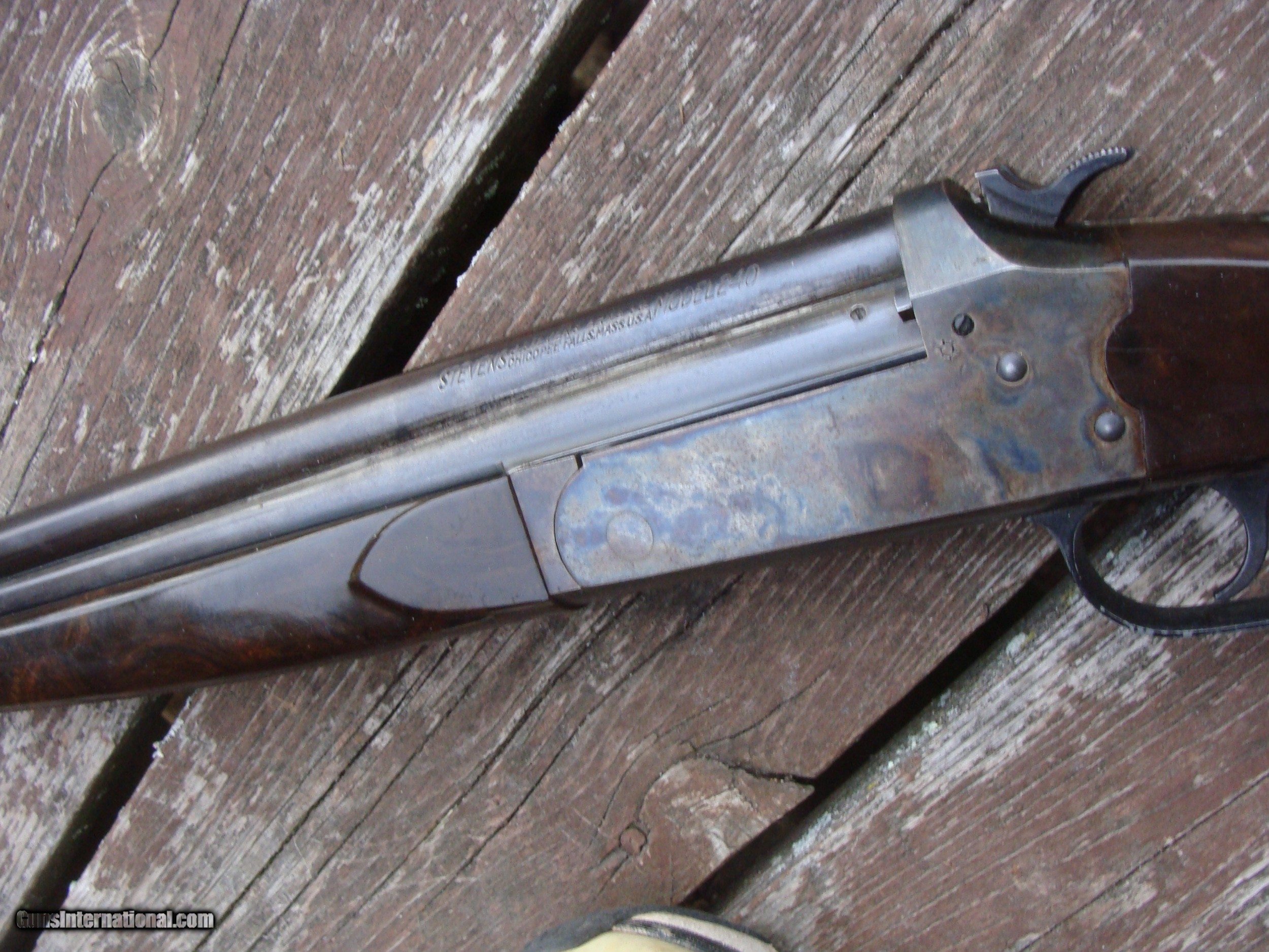正規店仕入れの 240 Model Stevens 410/410 Vintage Hammers Twin Under & Over 帽子
