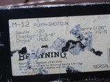 Browning Model 12 Grade V 20 Ga in Box Unfired Bargain Stunning Wood and Engraving - 10 of 12
