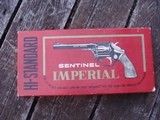 High Standard Sentinel Imperial 9 shot 22 Near New In Correct Box Beauty Rarely Found - 1 of 7