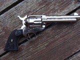 Colt Single Action Army 1995 Nickel 45 LC Beauty Bargain - 2 of 7