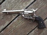 Colt Single Action Army 1995 Nickel 45 LC Beauty Bargain - 1 of 7